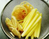たらマヨで♪フライドポテ&ごぼ&れんこん作り方5写真