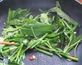 空芯菜炒め（チアシードの戻し方付き）作り方4写真