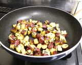 お弁当に♪揚げない薩摩芋でコロコロ大学芋作り方8写真