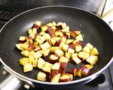 お弁当に♪揚げない薩摩芋でコロコロ大学芋作り方7写真