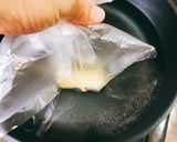 【湯煎】ポリ袋で・HMコーン蒸しパン作り方1写真