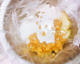 【湯煎】ポリ袋で・HMコーン蒸しパン作り方2写真