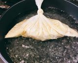 【湯煎】ポリ袋で・HMコーン蒸しパン作り方5写真