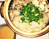 簡単お鍋！もやしとキノコのごま豆乳鍋作り方8写真