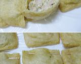 お揚げのタルタルツナハムチーズ焼き作り方5写真