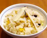 松茸＆マコモタケごはんおにぎり作り方5写真