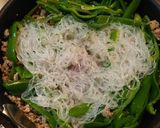 ピリ辛☆ひき肉とピーマンの春雨炒め作り方7写真