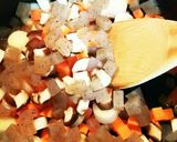 我が家のシンプルな水煮大豆の煮物☆作り方1写真