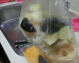 れんこんとナスの甘酢炒め作り方3写真
