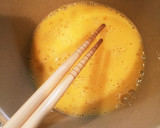 ☆節約☆ 5分で！かき卵 めんつゆスープ作り方3写真