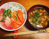 ☆節約☆ 5分で！かき卵 めんつゆスープ作り方9写真