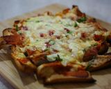 チーズましましパン耳ピザ作り方9写真