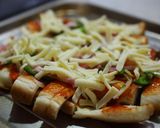 チーズましましパン耳ピザ作り方7写真