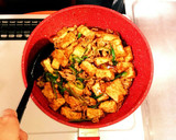 豚肉と厚揚げのこってり赤みそ炒め作り方8写真