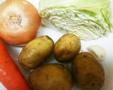 ダイエットにお薦め！3種の味の野菜スープ作り方1写真
