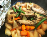 照り照り鶏手羽中と味がしゅんだ根菜の煮物作り方8写真