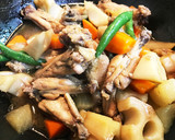 照り照り鶏手羽中と味がしゅんだ根菜の煮物作り方10写真