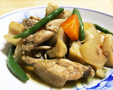 照り照り鶏手羽中と味がしゅんだ根菜の煮物作り方11写真