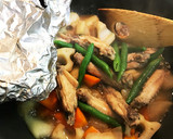 照り照り鶏手羽中と味がしゅんだ根菜の煮物作り方9写真
