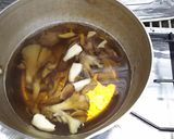 梅肉エビしんじょうの茸椀作り方2写真