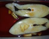 カラスガレイの煮付け　レンジ作り方3写真