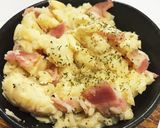 ガス不要！レンチン任せのベーコンポテト♡作り方3写真