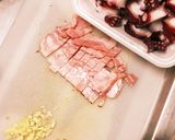 簡単★タコのアラビアータ★トマトパスタ♪作り方1写真