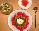 スパイスたっぷり！ピリ辛☆ケイジャン牛丼作り方5写真