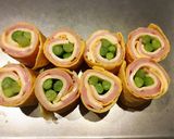 お弁当に＊薄焼き卵のハムチーズロール作り方9写真