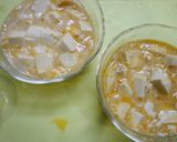 レンジで1分40秒！ほんだし豆腐丼たらこ作り方3写真