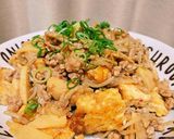 厚揚げと残り野菜の甘辛味噌炒め作り方5写真