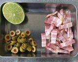炊飯器で作るオリーブとベーコンのピラフ作り方2写真
