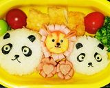 キャラ弁☆ポテトサラダのお花&うさぎ?作り方10写真