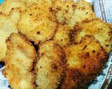 鶏胸肉☆チキンカツ☆卵なし作り方4写真