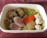 ☆鍋×弁当☆レンジde鶏ネギうどん作り方12写真