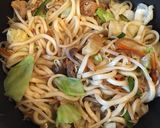 ソース？！ケチャップ！？な焼きうどん作り方5写真