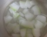冬瓜ともずくの酢の物作り方1写真