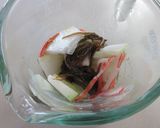 冬瓜ともずくの酢の物作り方4写真