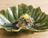 老舗料亭直伝！柿とカニの白和え作り方6写真