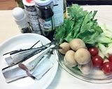 秋刀魚のアクアパッツァ作り方1写真