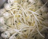 はんぺんつみれともやしのスープ作り方4写真