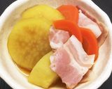 ベーコン入りさつまいも煮作り方3写真