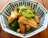 きゅうりと鶏ムネ肉の　さっぱり酢和え作り方9写真