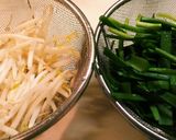 ストウブで煮る野菜タップリ、うちのモツ鍋作り方4写真