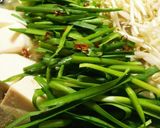ストウブで煮る野菜タップリ、うちのモツ鍋作り方8写真