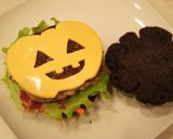 秋のランチに＊ハロウィンバーガー作り方4写真