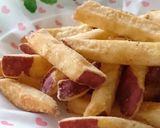 甘さと塩気が絶妙♡薩摩芋ののり塩ポテト作り方6写真