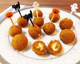 ★ハロウィン♬ふわもち〜かぼちゃもち作り方9写真