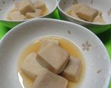 ＊高野豆腐の含め煮＊作り方5写真