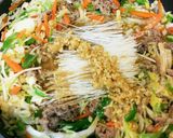やみつきッ！！野菜たっぷり牛肉チャプチェ作り方5写真